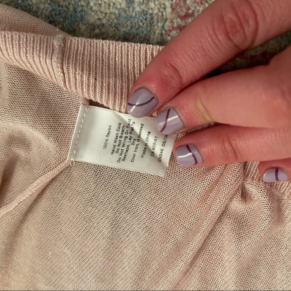 Talbots Pink Dress Cardigan - Picture 4 of 4